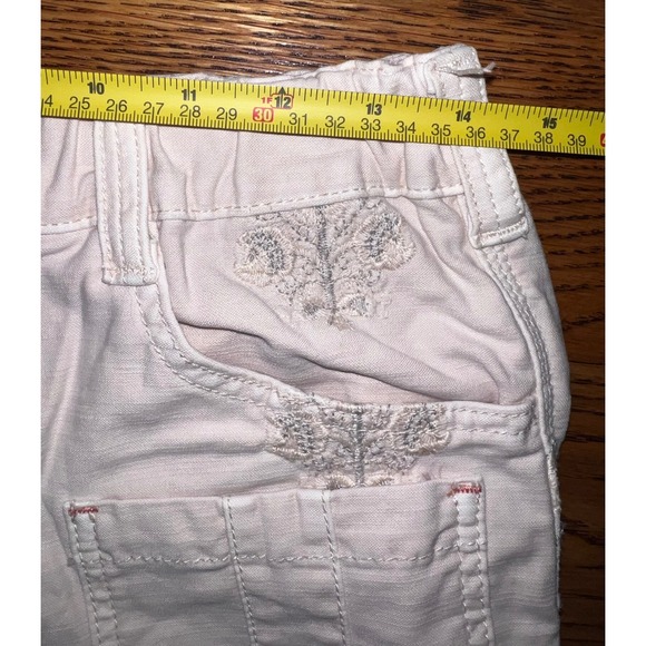 Anthropologie‎ Pilcro Rustic Pull On Floral Embroidered Pants Size XS - Picture 9 of 10